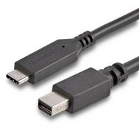 StarTech.com 1,8 m USB-C naar Mini DisplayPort-kabel 4K 60Hz zwart - thumbnail