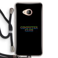 Retro: HTC U Play Transparant Hoesje met koord