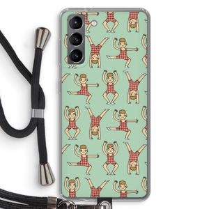 Gymboys: Samsung Galaxy S21 Transparant Hoesje met koord
