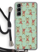 Gymboys: Samsung Galaxy S21 Transparant Hoesje met koord