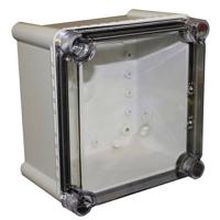 Camdenboss CHDX7-221C Universele behuizing 190 x 190 x 130 Polycarbonaat Grijs 2 stuk(s)