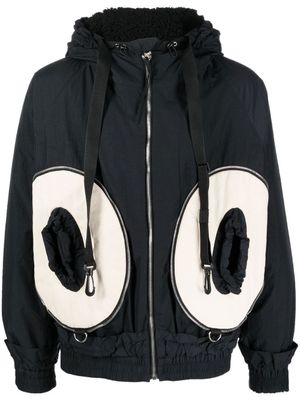 Craig Green veste à fermeture zippée - Noir