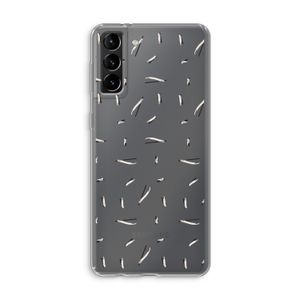 Hipster stripes: Samsung Galaxy S21 Plus Transparant Hoesje