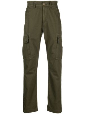 Alpha Industries pantalon droit en coton à poches cargo - Vert