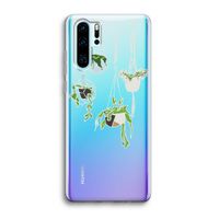 Hang In There: Huawei P30 Pro Transparant Hoesje