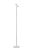 Lucide ANTRIM - Oplaadbare Leeslamp Binnen/Buiten - Accu/Batterij - LED Dimb. - 1x2,2W 2700K - IP54 - Met draadloos oplaadstation - Wit