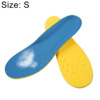 1 paar PU ademend zachte sport schok-absorberende inlegzool zweet-absorberend voetpad elastische schoen invoegen grootte: S (2-5 werven) (blauw) 1 paar PU ademend zachte sport schok-absorberende inlegzool zweet-absorberend voetpad elastische schoen invoegen grootte: S (2-5 werven) (blauw)