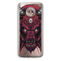 Hell Hound and Serpents: Motorola Moto G6 Transparant Hoesje
