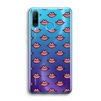 Lipjes: Huawei P30 Lite Transparant Hoesje Lipjes: Huawei P30 Lite Transparant Hoesje