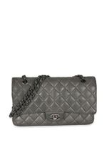 CHANEL Pre-Owned sac porté épaule Double Flap médium - Gris