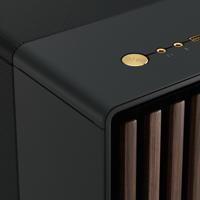 Fractal Design FD-C-NOR1X-01 computerbehuizing Midi Tower Zwart, Houtskool - thumbnail