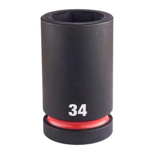 Milwaukee ShockWave™ Krachtdop 1" lang | 34 mm - 4932480428