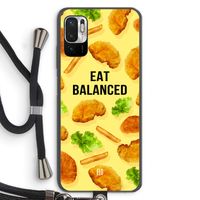 Eat Balanced: Xiaomi Redmi Note 10 5G Transparant Hoesje met koord