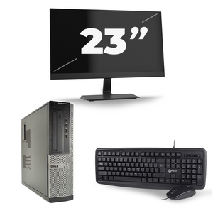 Dell Optiplex 3010 Desktop - Intel Core i5-3e Generatie - 8GB RAM - 240GB SSD - Windows 10 + 1x 23 inch Monitor