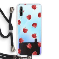 Framboosjes: Huawei P Smart Pro Transparant Hoesje met koord