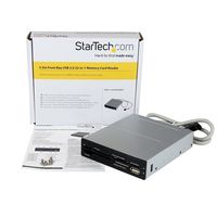 StarTech.com Interne USB 2.0 multimedia kaartlezer 3,5" 22-in-1 Front Panel card reader 22-in-1 zwart - thumbnail