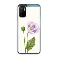 Purple poppy: Xiaomi Poco M3 Pro 5G Transparant Hoesje Purple poppy: Xiaomi Poco M3 Pro 5G Transparant Hoesje
