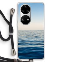 Water horizon: Huawei P50 Pro Transparant Hoesje met koord