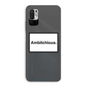 Ambitchious: Xiaomi Redmi Note 10 5G Transparant Hoesje