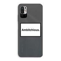 Ambitchious: Xiaomi Redmi Note 10 5G Transparant Hoesje
