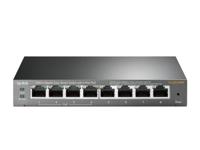 TP-LINK TL-SG108PE Unmanaged Gigabit Ethernet (10/100/1000) Power over Ethernet (PoE) Zwart - thumbnail