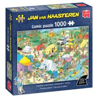 Jumbo Jan van Haasteren puzzel Kamperen in het bos - 1000 stukjes