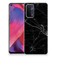 OPPO A93 5G | TPU | Siliconen hoesje | Marmer Zwart - Origineel Cadeau Vader