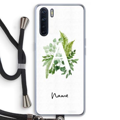 Green Brush: Oppo A91 Transparant Hoesje met koord