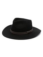 Barbour chapeau Crushable Bushman en laine - Noir - thumbnail