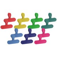 Excellent Houseware vershoudklemmen/vershoudclips - 21x - multicolor - kunststof