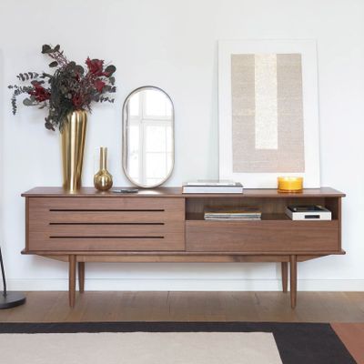 Kave Home TV-meubel 'Carolin' Notenhout, 180cm