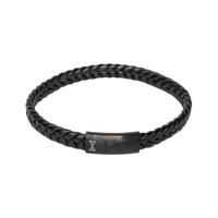 AZE Jewels Armband Single Flat String Black-on-Black AZE Jewels Armband Single Flat String Black-on-Black