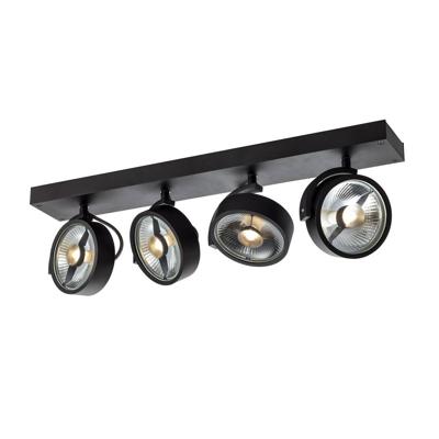 SLV PlafondspotKalu 4-lichts zwart - 1002023