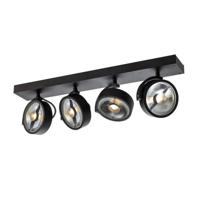 SLV PlafondspotKalu 4-lichts zwart - 1002023