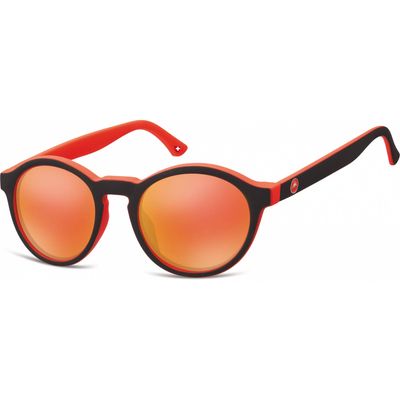 Montana By Sgb Zonnebril Unisex Zwart/rood (Ms100)