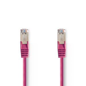 Nedis CAT5e-Kabel | SF/UTP | RJ45 Male naar RJ45 Male | 3 m | Roze | 1 stuks - CCGP85121PK30 CCGP85121PK30