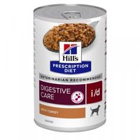 Hill&apos;s Prescription Diet I/D Digestive Care nat hondenvoer met kalkoen blik 1 tray (12 x 200 g)