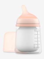 Anti-koliek zuigfles Zer0.Zer0 gemengde borstvoeding SUAVINEX 180 ml doorzichtig