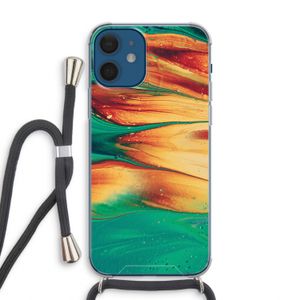 Green Inferno: iPhone 12 Transparant Hoesje met koord