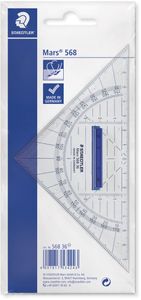 Staedtler geodriehoek 16 cm, met afneembaar handvat