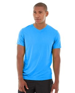 Atomic Endurance Running Tee (V-neck)-XL-Blue