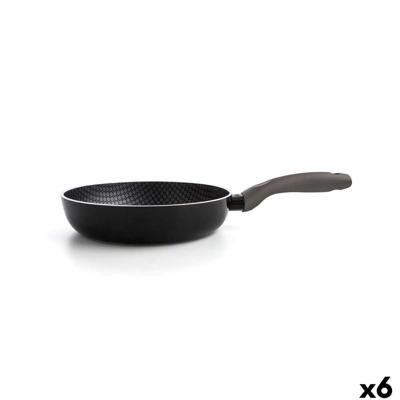 Pan Quid Honey Zwart Metaal Ø 24 cm (6 Stuks)