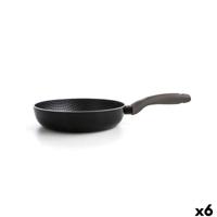 Pan Quid Honey Zwart Metaal Ø 24 cm (6 Stuks)
