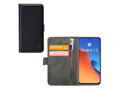 Mobilize Mobilize Classic Gelly Wallet Book Case Xiaomi Redmi 12 Black