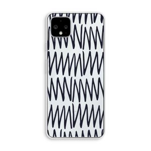 Marrakech Zigzag: Pixel 4 XL Transparant Hoesje