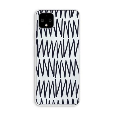 Marrakech Zigzag: Pixel 4 XL Transparant Hoesje