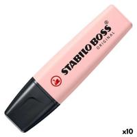 Fluoriscerende Markeerstift Stabilo NATURECOLORS WILDFLOWE Licht Roze (10 Stuks)