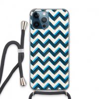 Onderbroken lijn: iPhone 13 Pro Max Transparant Hoesje met koord
