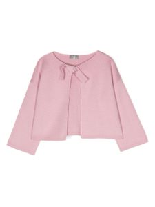 Il Gufo cardigan à détail de nœud - Rose