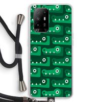 Crocs: Oppo A94 5G Transparant Hoesje met koord